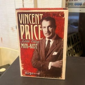 Vincent Price Limited Edition Mini Bust Presented by Rue Morgue.